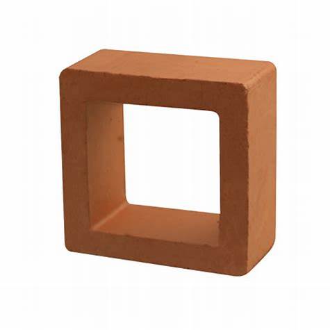 Celosia de barro 20x20x7 Cuadrada